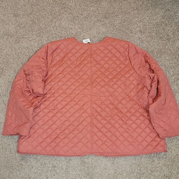 NWT Croft & Barrow The Classic Quilted Jacket Plus Size 3X - Picture 8 of 8